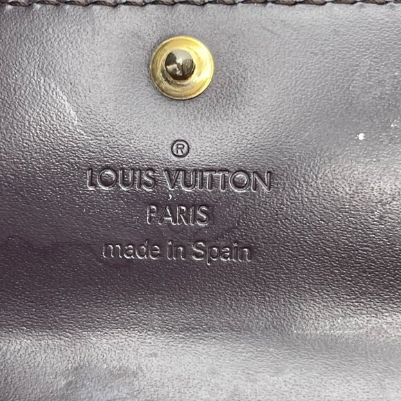 Louis Vuitton Monogram Vernis Patent Leather 4-Key Case - Amarante - Preowned - Picture 11 of 13